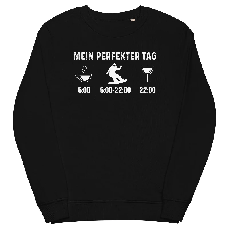 Mein Perfekter Tag - Unisex Premium Organic Sweatshirt Stylish Pullover Hoodie