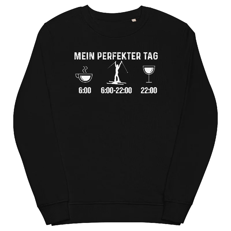 Mein Perfekter Tag 1 - Unisex Premium Organic Sweatshirt Zip-up Hoodie for Women