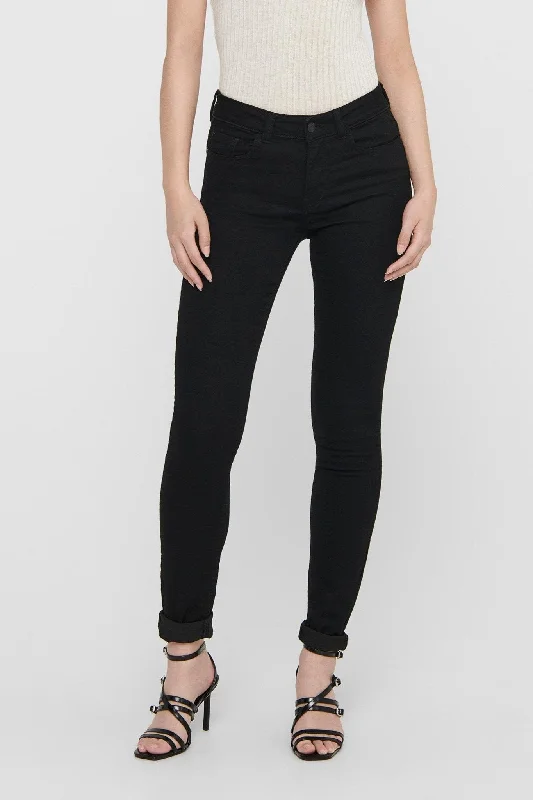 De Originale Performance Jeans - Sort (mid waist)