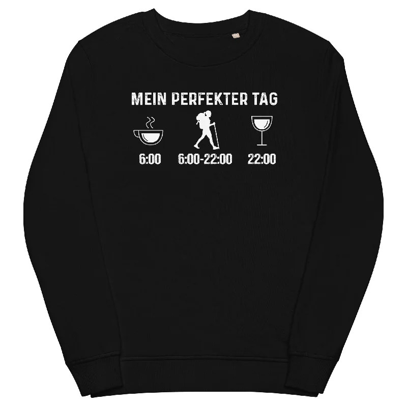 Mein Perfekter Tag 1 - Unisex Premium Organic Sweatshirt Trendy Sweatshirt Hoodie