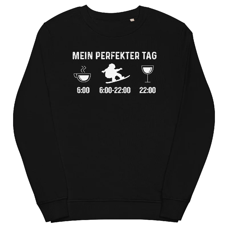 Mein Perfekter Tag 1 - Unisex Premium Organic Sweatshirt Plush Hoodie Sweatshirt