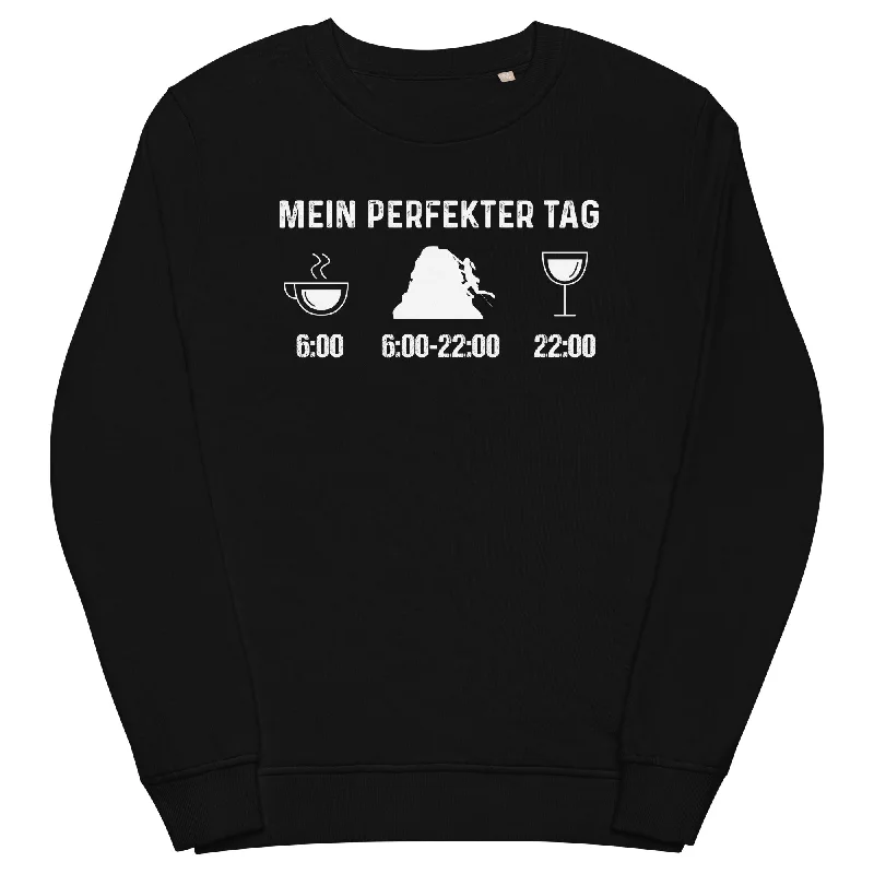 Mein Perfekter Tag 1 - Unisex Premium Organic Sweatshirt Printed Sweatshirt Hoodie