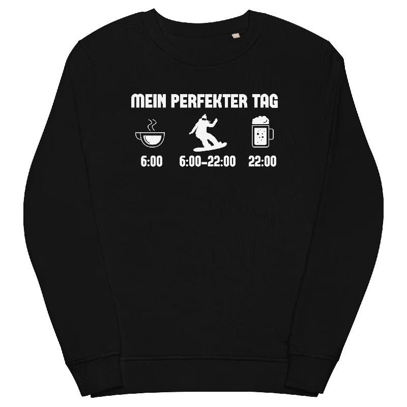 Mein Perfekter Tag 1 - Unisex Premium Organic Sweatshirt Classic Zip Hoodie