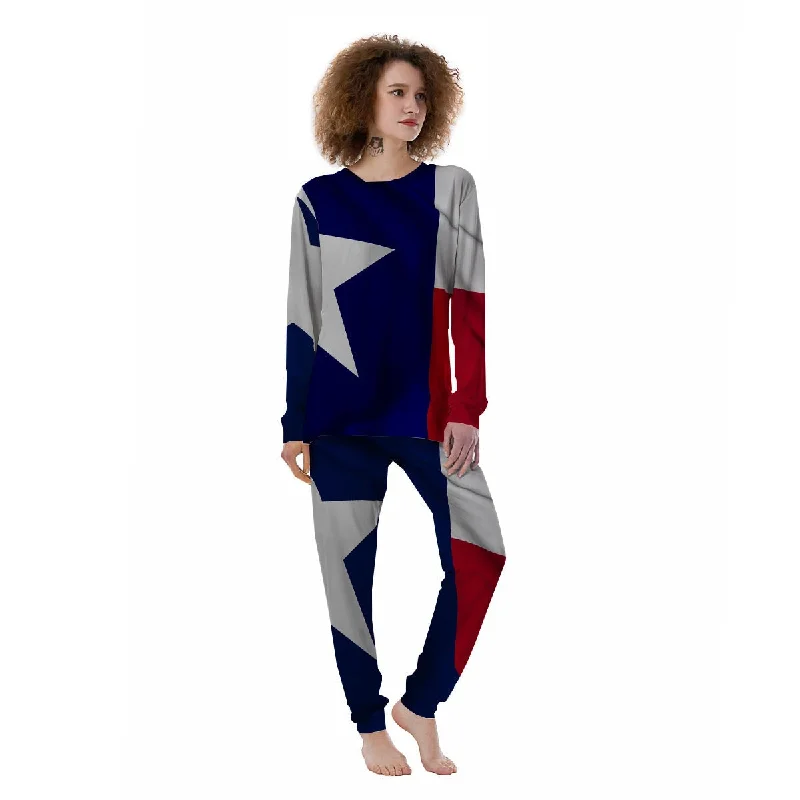 Texas Flag Print Women's Pajamas Sleepwear pajama sets