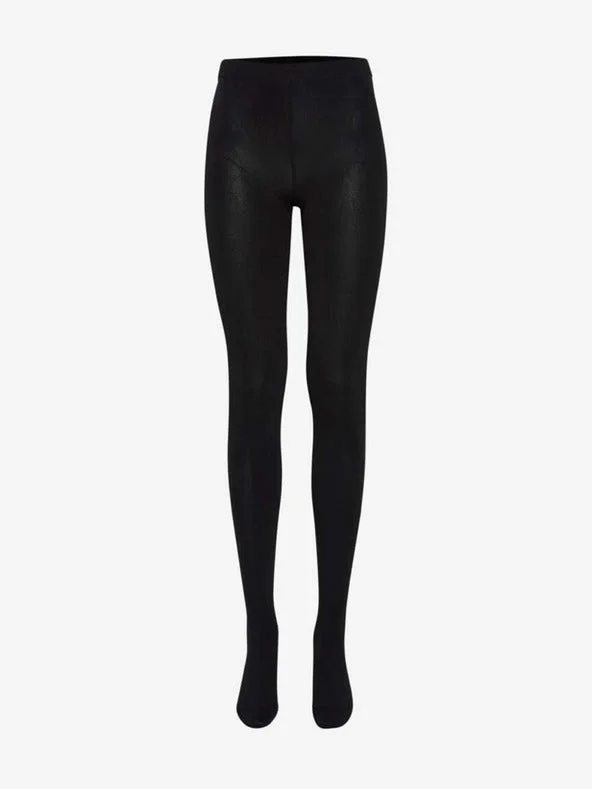 The Warmy Fleece Tights - Opaque Black Best pajama sets for cold weather