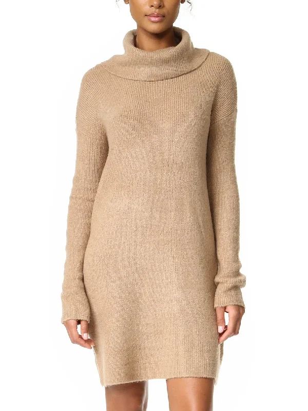 High Neck Knit Solid Color Dress Gucci sweaters