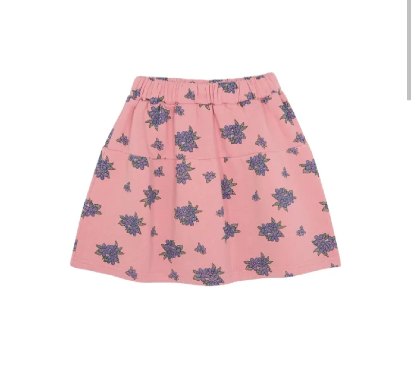 THE CAMPAMENTO PINK FLOWER SKIRT Button-front unclassified skirts