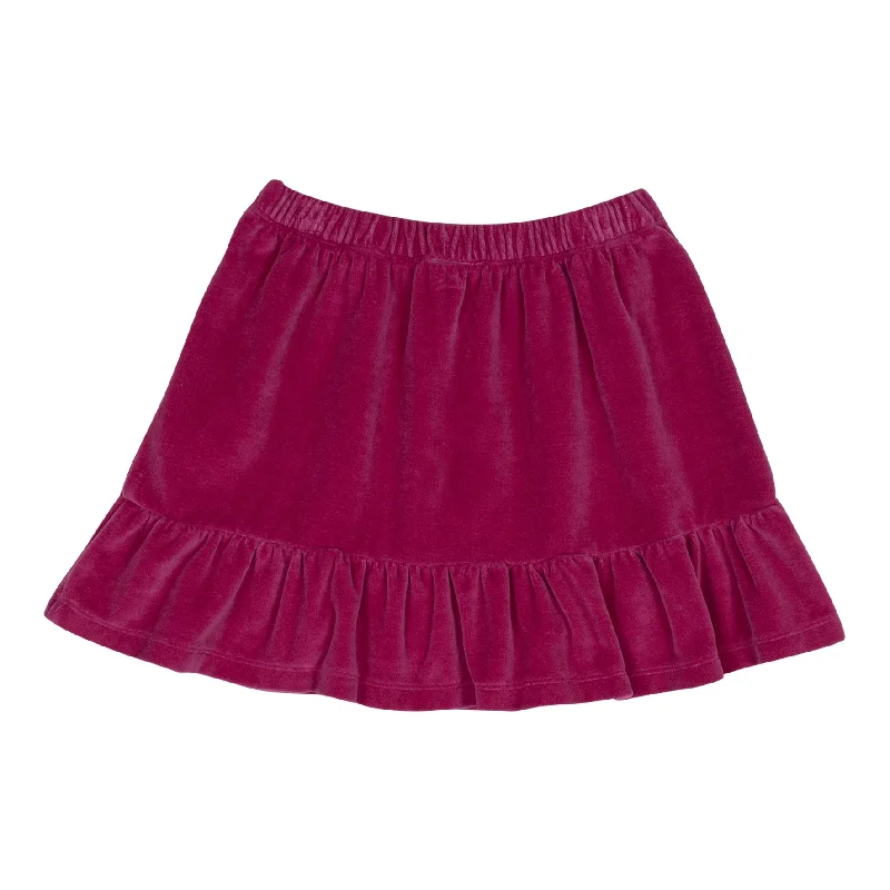 WYNKEN PALE MAGENTA VELOR SKIRT Slit unclassified skirts