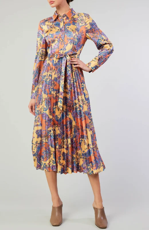 Current Air -  Long Paisley Dress Women's trendy maxi dresses sale