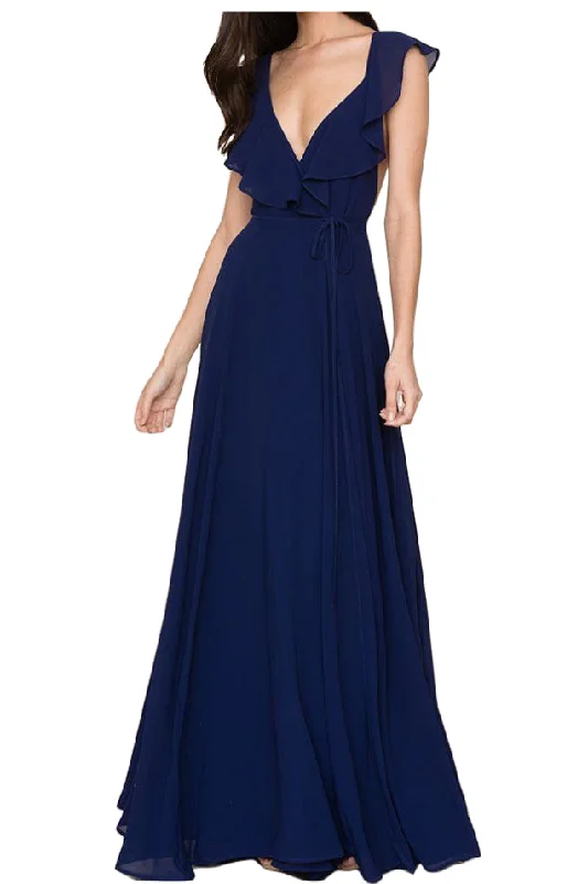 YUMI KIM Women's Navy Full Bloom Maxi Dress #DR18137m/268 NWT Budget-friendly maxi dresses