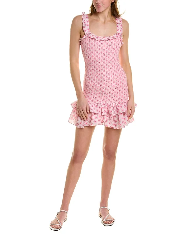 LoveShackFancy Breyer Mini Dress Simple Mini Skirt