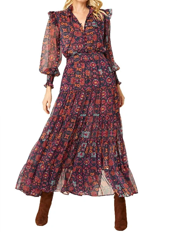 Anisah Dress In Talitha Tile Wrap unclassified dresses