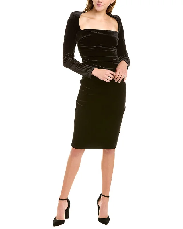 ASTR the Label Virginia Velvet Sheath Dress Everyday wear unclassified dresses