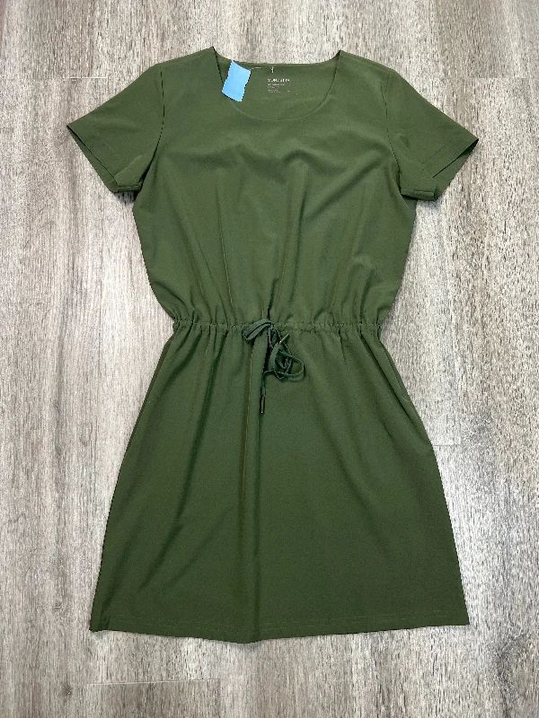 Athletic Dress By Mondetta In Green, Size: S Long sleeve unclassified dresses