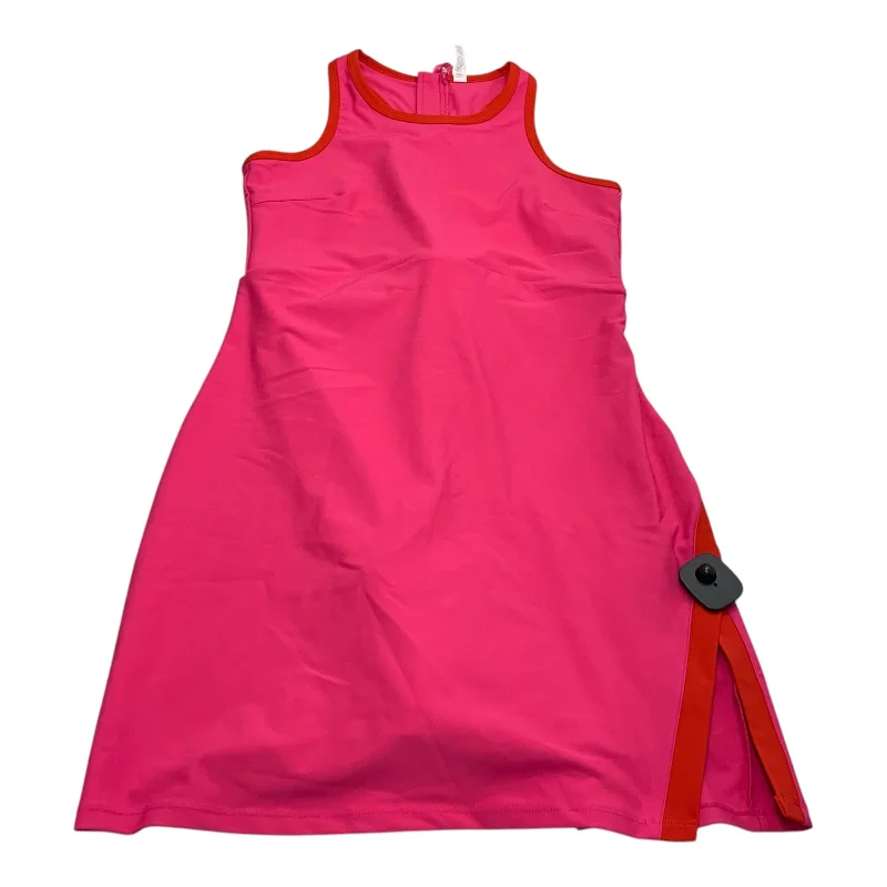 Athletic Dress By Sage In Pink & Red, Size: M Denim unclassified dresses