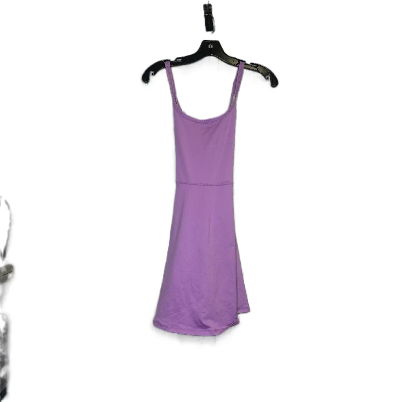 Athletic Dress By Zella In Purple, Size: Xs Tiered unclassified dresses