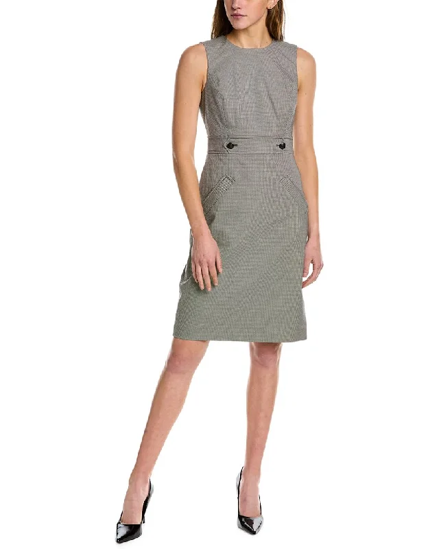 Brooks Brothers Houndstooth Sheath Dress Winter unclassified dresses