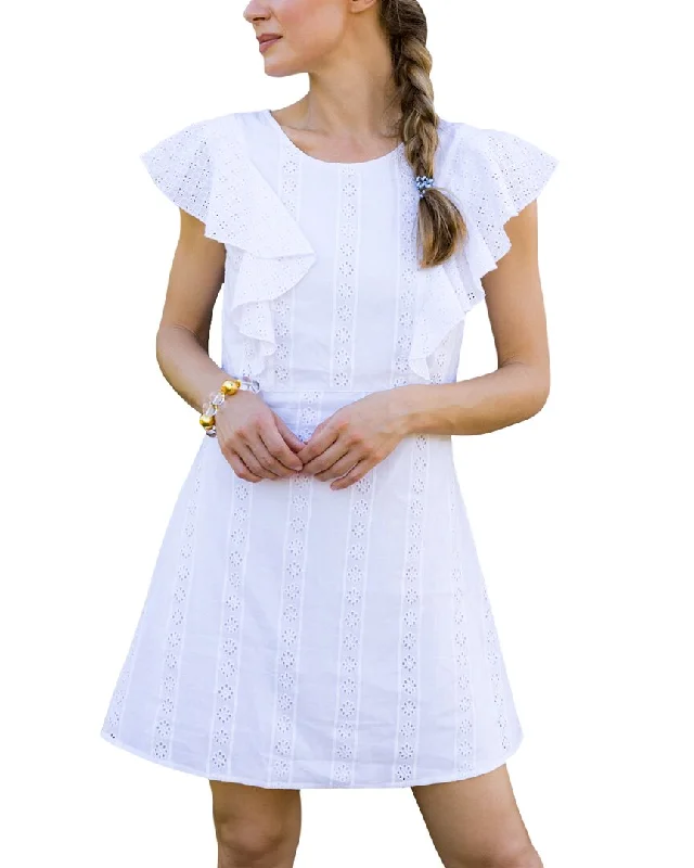 Cabana Life Eyelet Ruffle Dress Luxury unclassified dresses