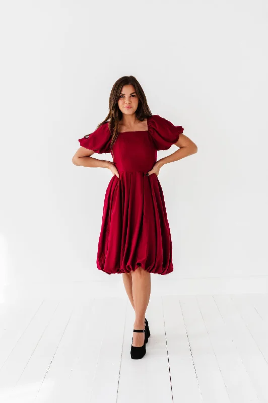 Chanel Dress in Burgundy Open-back unclassified dresses