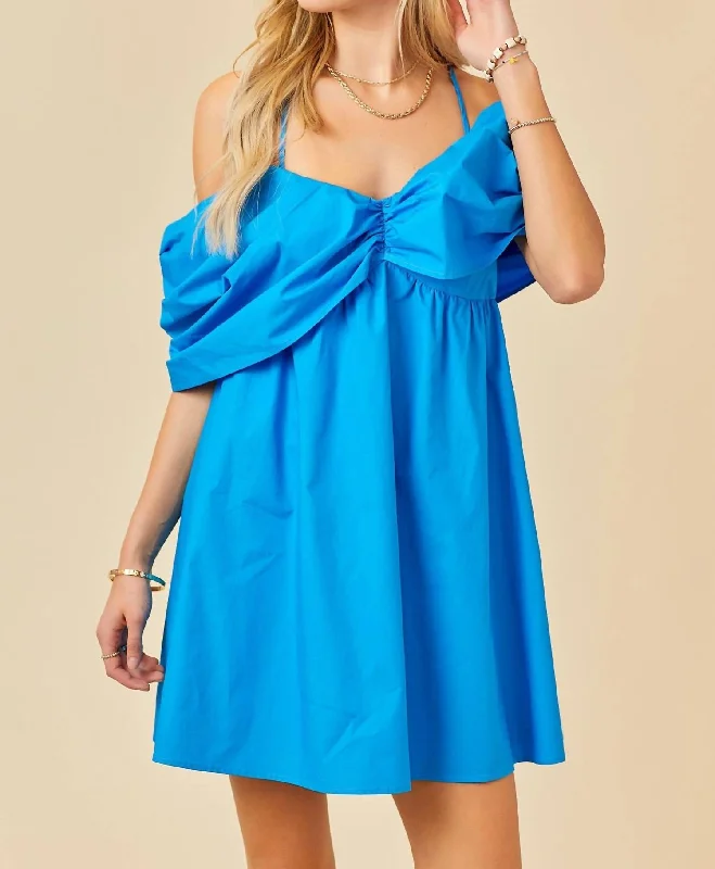 Changing Tides Dress In Cobalt Blue Everyday wear unclassified dresses