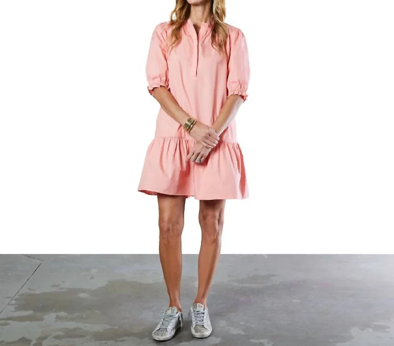 Clare Dress In Peach Vacation unclassified dresses