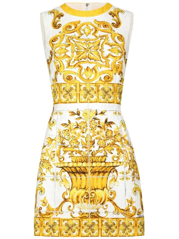 Dolce & Gabbana Dresses Yellow Sequin unclassified dresses