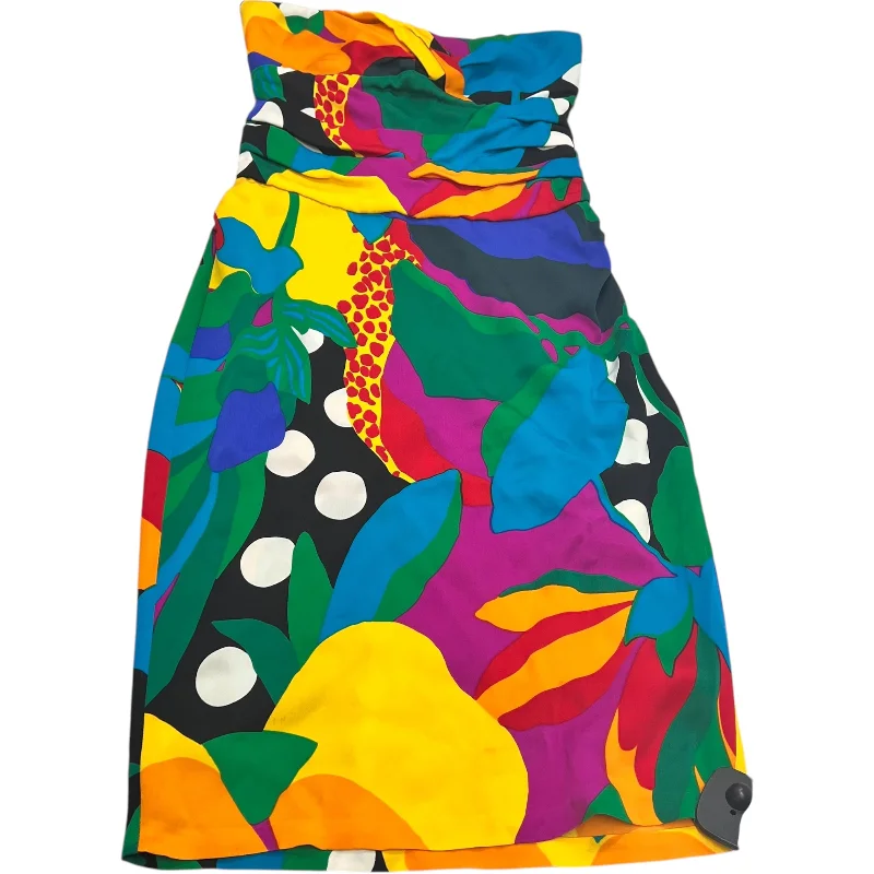 Dress Designer By Diane Von Furstenberg In Multi-colored, Size: Xs Metallic unclassified dresses