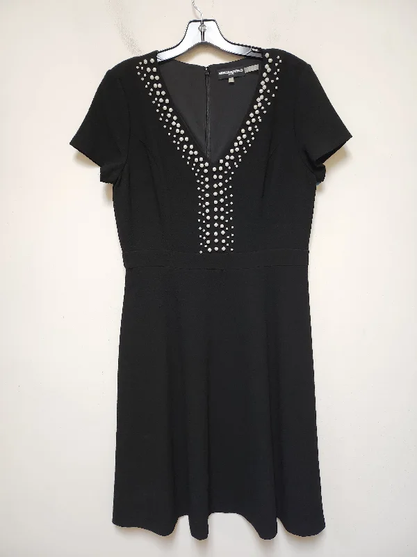 Dress Designer By Karl Lagerfeld In Black & White, Size: M Lightweight unclassified dresses