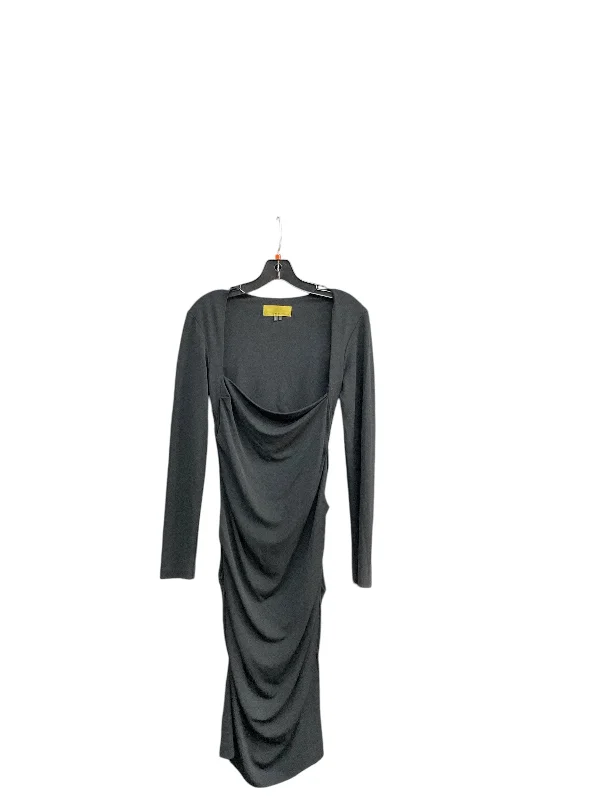 Dress Designer By Nicole Miller In Black, Size: L Summer unclassified dresses