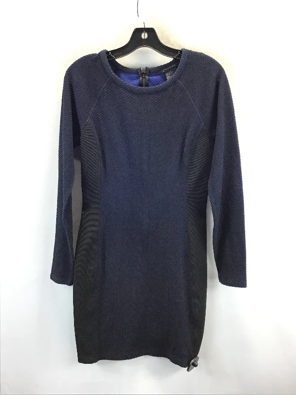 Dress Work By Armani Exchange In Blue Black, Size: S Budget-friendly unclassified dresses