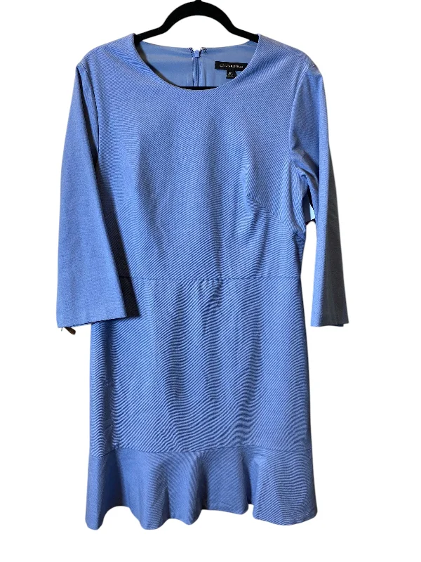 Dress Work By Banana Republic In Blue, Size: L Velvet unclassified dresses