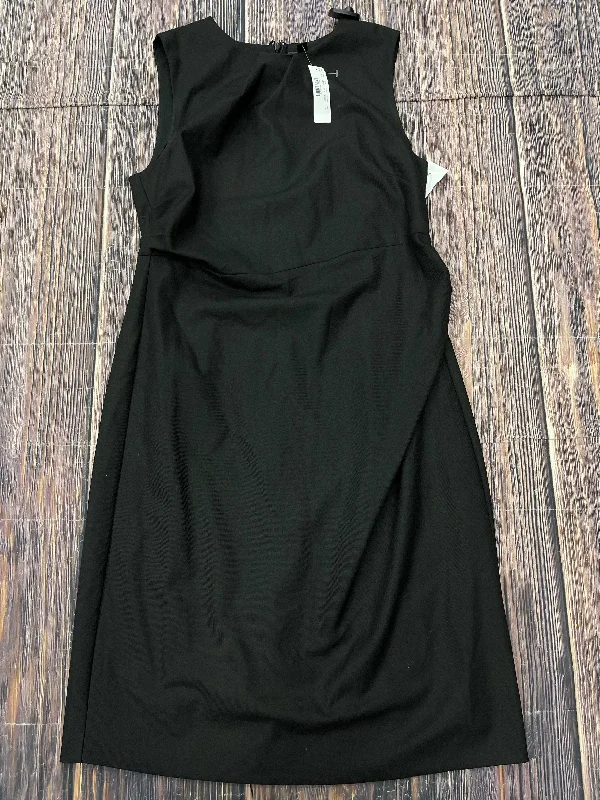 Dress Work By J. Crew In Black, Size: L Satin unclassified dresses