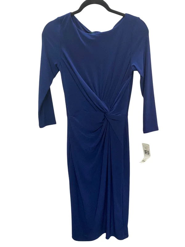 Dress Work By Lauren By Ralph Lauren In Blue, Size: Xs Budget-friendly unclassified dresses