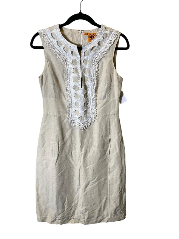 Dress Work By Tory Burch In Beige, Size: S Embroidered unclassified dresses