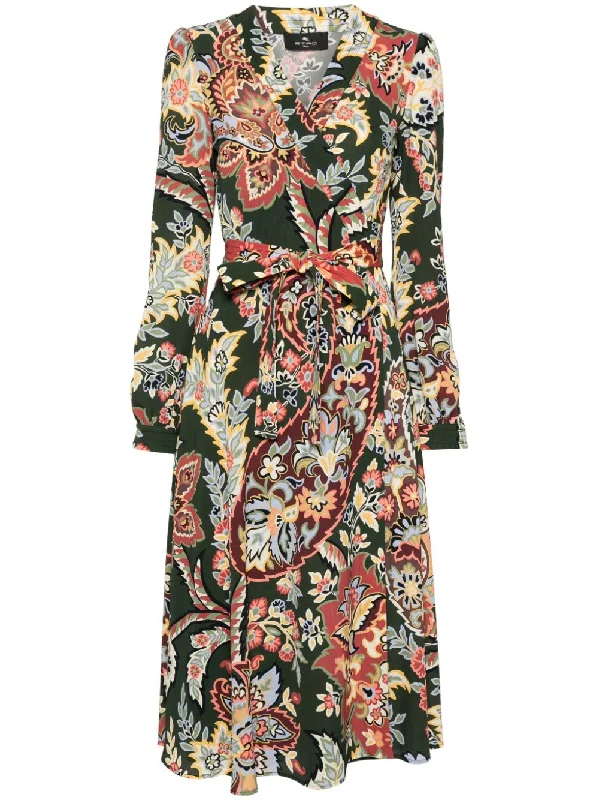 Etro Dresses Green Bold pattern unclassified dresses