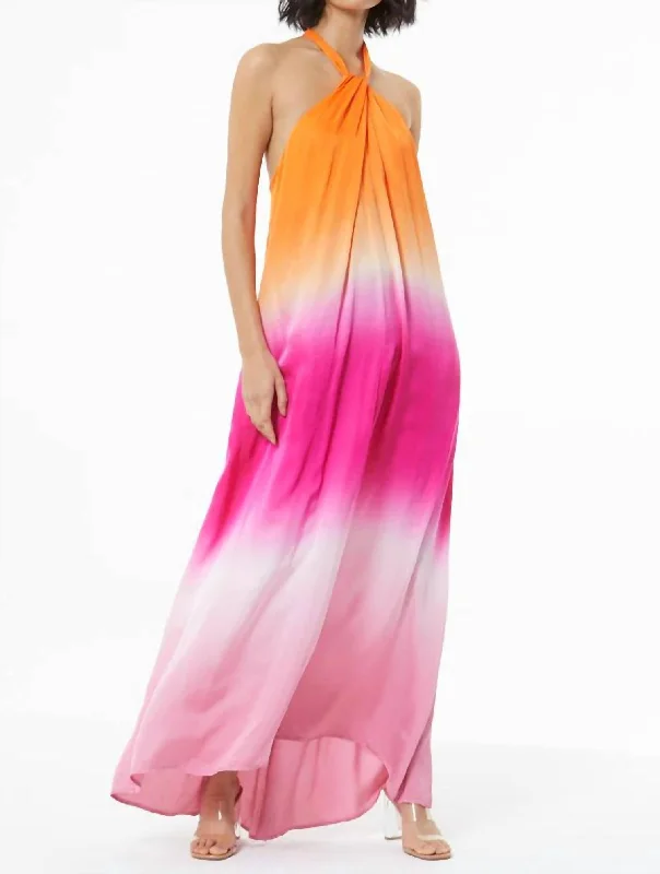 Gaia Dress In Flamenco Ombre Date night unclassified dresses