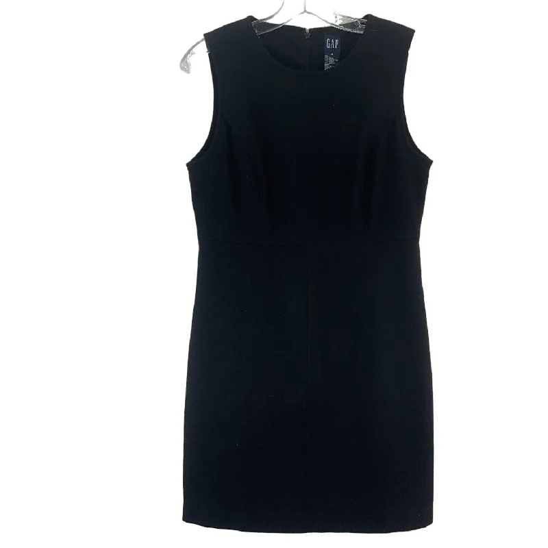 Gap Black Wool Blend Fitted Sleeveless Dress, Women’s 4, Knee Length - Preowned Silk unclassified dresses