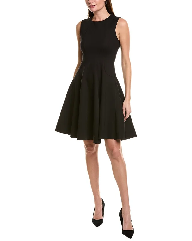 Gracia Seamed A-Line Dress Velvet unclassified dresses