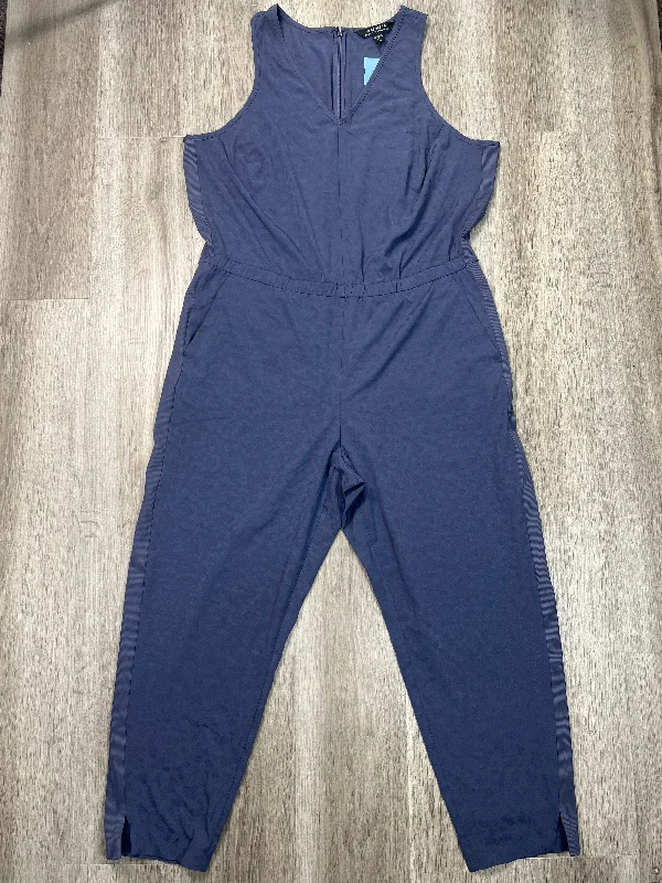 Jumpsuit By Athleta In Blue, Size: 1x Plus size unclassified dresses