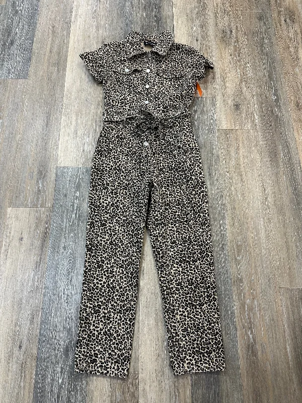 Jumpsuit By Kittenish In Animal Print, Size: Xs High-end unclassified dresses