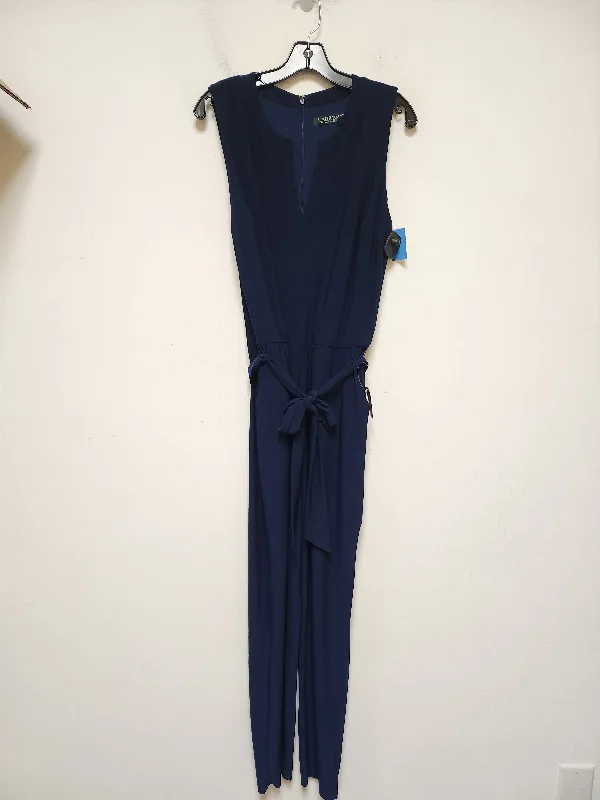 Jumpsuit By Lauren By Ralph Lauren In Blue, Size: L Y2K unclassified dresses