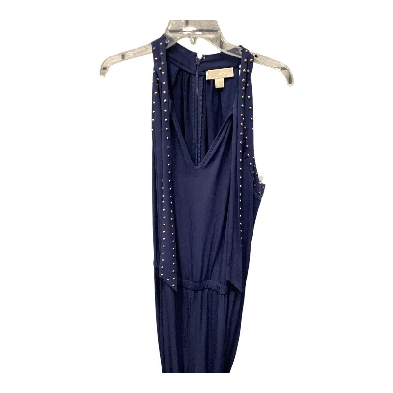 Jumpsuit By Michael By Michael Kors In Blue, Size: L Sleeveless unclassified dresses