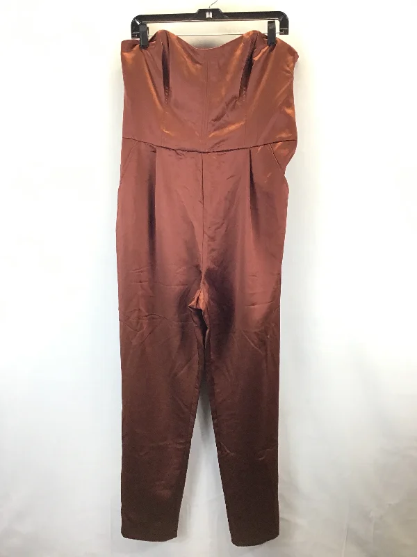 Jumpsuit By Rachel Roy In Brown, Size: 12 Popular unclassified dresses