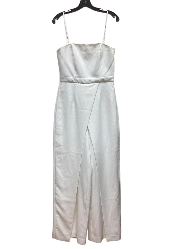 Jumpsuit By White House Black Market In White, Size: S Flowy unclassified dresses