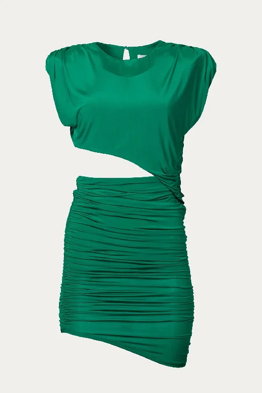 Kyle Dress in Green Cotton unclassified dresses