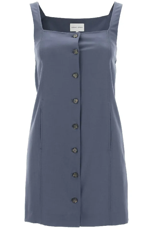 Loulou Studio buttoned pinafore dress Spring unclassified dresses