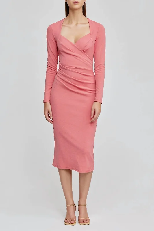 Marwood Dress In Pansy Pink Engagement unclassified dresses