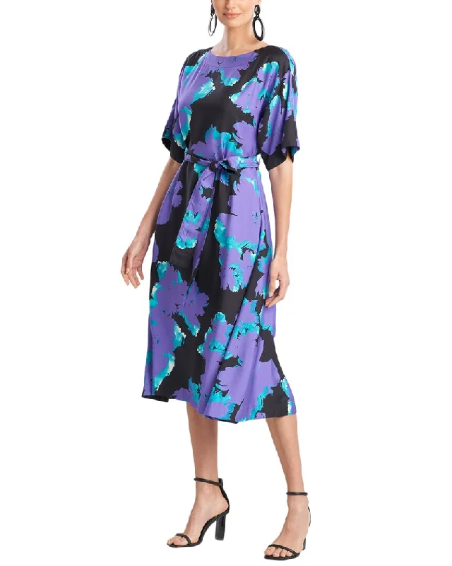 Natori Taichou Silk-Blend Dress Stretchy unclassified dresses