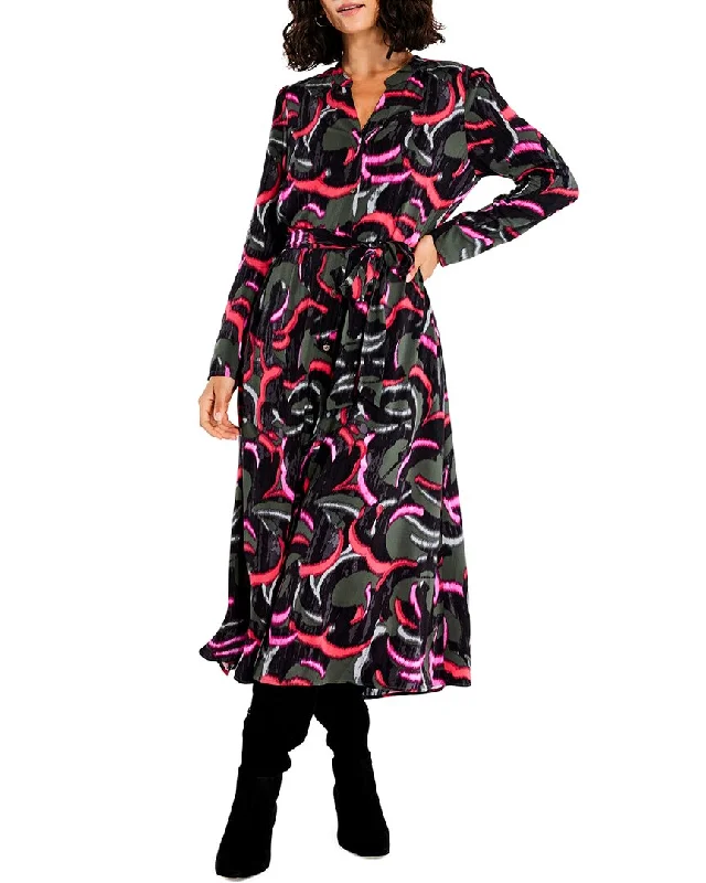 NIC+ZOE Neon Doodle Live In Dress Ruffled unclassified dresses