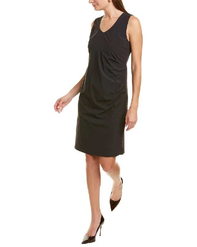 NIC+ZOE Tech Stretch Ruched Dress Lounge unclassified dresses